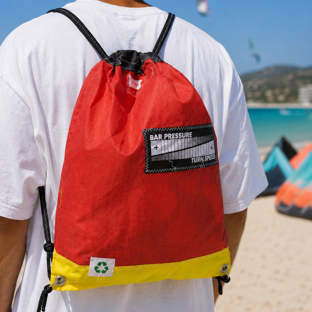 Recycled Kite Çanta | Gökova Kitesurf Kumaşından