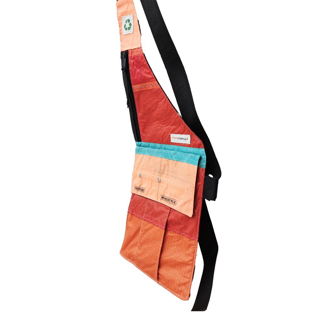 Gökova Recycled Kite Çapraz Çanta | Geri Dönüştürülmüş Kitesurf Kumaşı